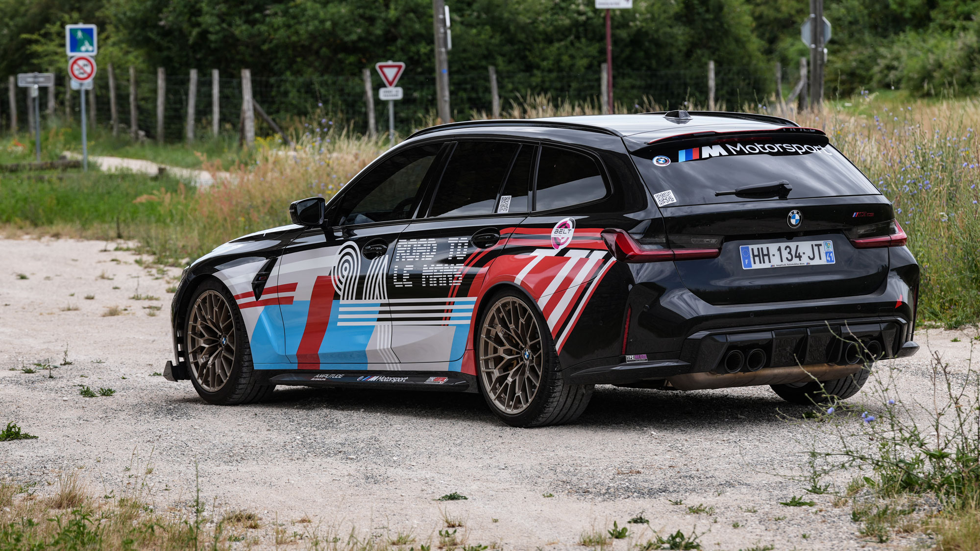 01 habillage vehicule course bmw m3 cs touring blois | covering véhicule L'Atelier Numéro Treize
